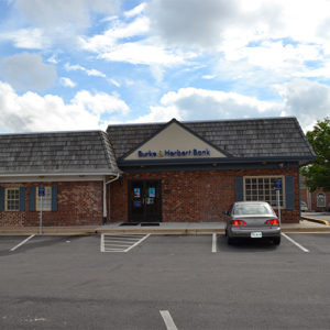 Burke &amp; Herbert Bank Cooper Road branch in Alexandria, VA, offering drive-up teller and ATM services.