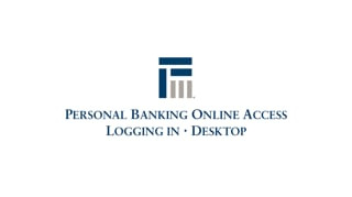 Securely Access Your FineMark National Bank Account Online
