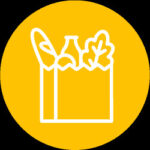 Illustration of pounds of food distributed by 2nd Harvest Food Bank, showcasing their large-scale operation