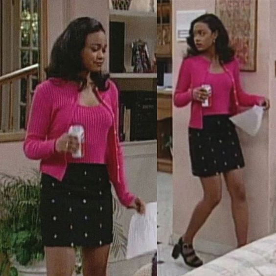 Tatyana Ali as Ashley Banks in 90s Fashion from Fresh Prince of Bel Air