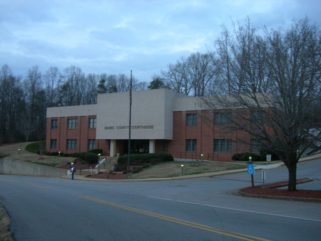 Historic Banks County Courthouse in Homer, Georgia