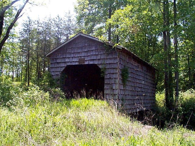 Picturesque Covered Bridge in Banks County, Georgia