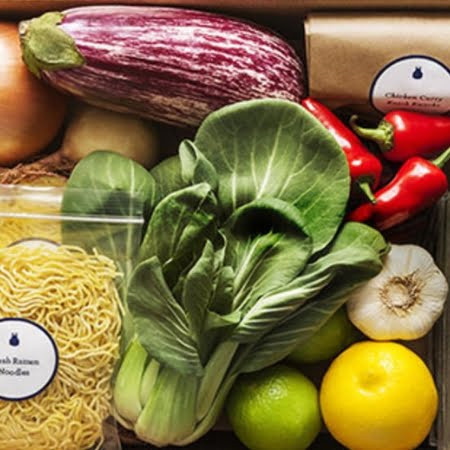 Fresh produce and medical equipment, symbolizing food-based healthcare at Farmacy.