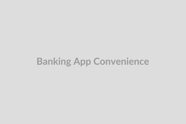 Smiling woman using a banking app on her phone