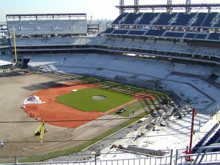 Citizens Bank Park Construction
