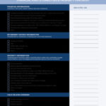 Financial Information Checklist
